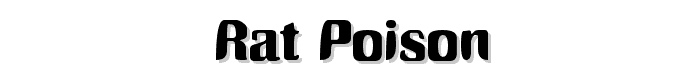 Rat Poison font
